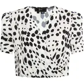Faina Blouse zwart / wit
