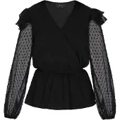 Faina Blouse zwart