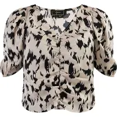 Faina Blouse beige / zwart