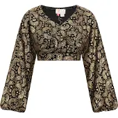 IZIA Blouse goud / zwart