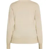 RISA Gebreid vest beige