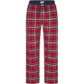 Phil&Co. Pyjama lang 'Flanell' blauw / rood