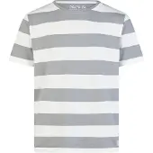 Phil&Co. Pyjama kort ' Monday ' grijs / wit