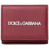Dolce&Gabbana Rode Kalfsleren Portemonnee