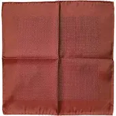 Dolce&Gabbana Oranje Zijden Vierkante Mannen Foulard Sjaal