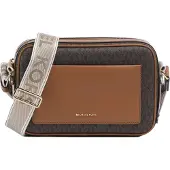 Michael Kors Schoudertas beige / bruin / donkerbruin