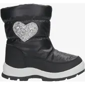 Snowfun gevoerde kinder snowboots met hartje zwart maat 27