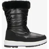 Snowfun gevoerde dames snowboots met imitatiebont zwart maat 39