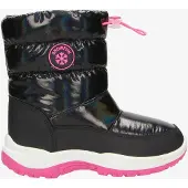 Snowfun gevoerde kinder snowboots zwart roze maat 28