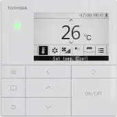Toshiba airco thermostaat RBC-AWSU52-E