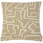 Mars & More Roy chenille jaquard kussen lichtgrijs 45x45cm