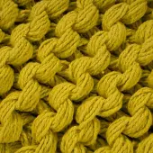 Mars & More Karson Rope kussen geel 30x50cm
