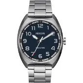 Nixon Mullet Steel Zilver/Blauw Unisex Horloge