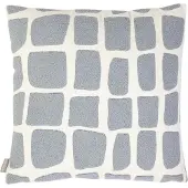 Mars & More Doby chenille jaquard kussen lichtgrijs 45x45cm