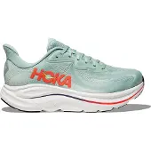 Hoka One One Loopschoen 'Clifton 10' mintgroen / grasgroen / koraal