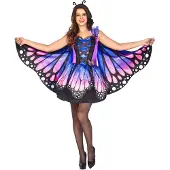 Amscan Mystical Vlinder Dames Met Vleugels - Maat L