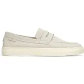Manfield Beige suède loafers | Maat 45