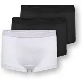 ONLY GIRLS Onderbroek 'KOGLOLA' grijs gemêleerd / zwart