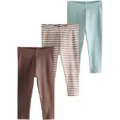 Next Leggings lichtbeige / hemelsblauw / chocoladebruin / donkerbruin