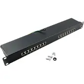 Ginza.se NP0057 16 poorten Patchpaneel 483 mm (19) CAT 6 1 HE Meerdere kleuren