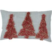 Mars & More Spartree kussen beige rood 30x50cm