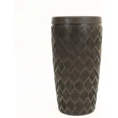 Vita Regenton Flow donker bruin 240L, incl. vulautomaat, kraan met Gardena koppeling en plantenbak