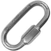 Kong Italy Quick Links Karabijnhaak Grijs 10 mm