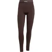 Adidas Sportbroek 'Hyperglam' donkerbruin / wit