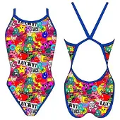 Turbo Lucky Race Swimsuit Veelkleurig XL Vrouw