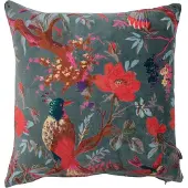 Mars & More Linen & More- Paradise kussen blauw groen- 60x60cm