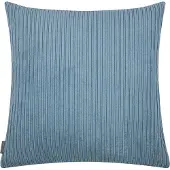 Mars & More Duke Velvet Rib kussen ijs blauw 45x45cm