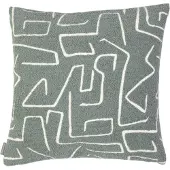 Mars & More Roy chenille jaquard kussen donkergrijs 45x45cm