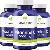 Vitakruid Vitamine C 1000 met Bioflavonoïden & Rozenbottel 180