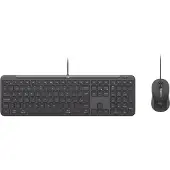 Logitech Signature Slim MK620 voor zakelijk gebruik, met kabel, USB-aansluiting, schaarmecanisme, QWERTY-lay-out, grafietkleur. Inclusief muis