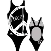 Turbo Peace Pro Resist Swimsuit Zwart L Vrouw