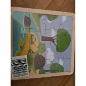 Playtive houten puzzel schildpad 18 x 18 x 1 cm