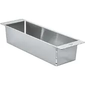 GROHE - Lekbak voor spoelbakken, geborsteld roestvrij staal 40853SD0