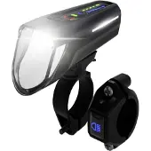 Fischer Fahrrad Koplamp LED werkt op batterijen Zwart