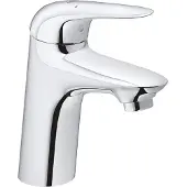 GROHE Eurostyle New waterbesparendes wastafelkraan M size met gesloten greep chroom