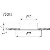 Kanlux S.A. - LED inbouwspot keuken/meubel kast grijs - G4 aansluiting