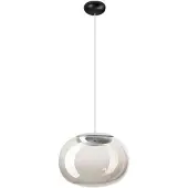 Stilnovo Hanglampe , La Mariée, dimbare, Grijs, Woonkamer, Glas, Designer