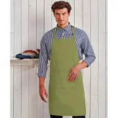 Premier Dames/Dames Kleuren Bipschort Met Zak / Werkkleding (Oase Groen)
