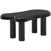 Homla - Salontafel - ALTO - 100x60x45 cm - Zwart Gelakt