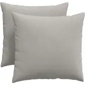 vidaXL Zitkussens 2 pcs Lichtgrijs 50 x 50 cm Stof