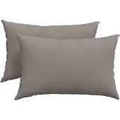 vidaXL Zitkussens 2 st Stof Taupe 60 x 40 cm