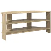 vidaXL HoekTVKabinet 102x40,5x45cm Sonoma Eik Bewerkt hout