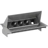 Bachmann CONEO SET 3x Geaard stopcontact 1x ABD, zilver