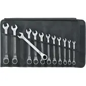 Stahlwille 96411712 17/12 Steek-ringratelsleutelset 12-delig Sleutelbreedte (metrisch) 8 - 19 mm