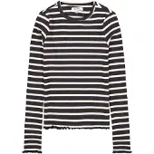Garcia Shirt zwart / offwhite