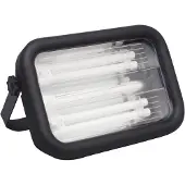 Ks Tools werklamp, model 150.4255, afmetingen 340mm x 230mm, behuizing van polycarbonaat, met rubberen voet